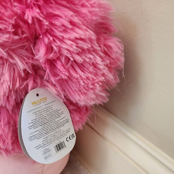 Squishmallows 11" Caparinne the Valentines Pink Bigfoot Plush Toy NWT - Picture 11 of 11